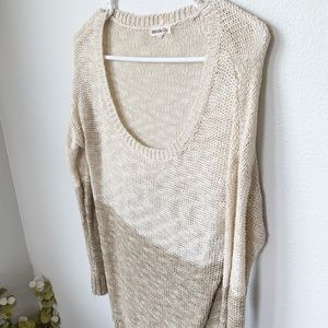 Cream sweater